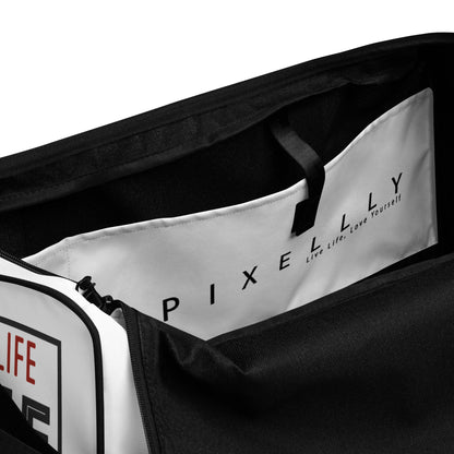 Live Life One Pixel At A Time Duffle bag