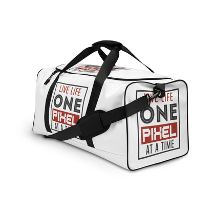 Live Life One Pixel At A Time Duffle bag