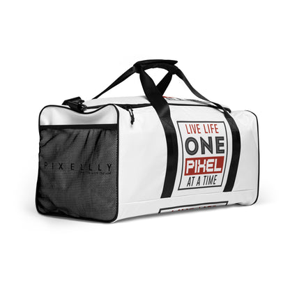 Live Life One Pixel At A Time Duffle bag