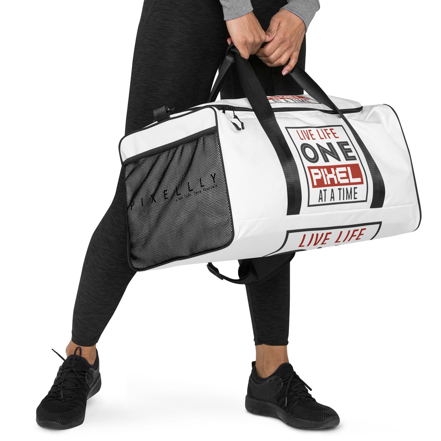 Live Life One Pixel At A Time Duffle bag