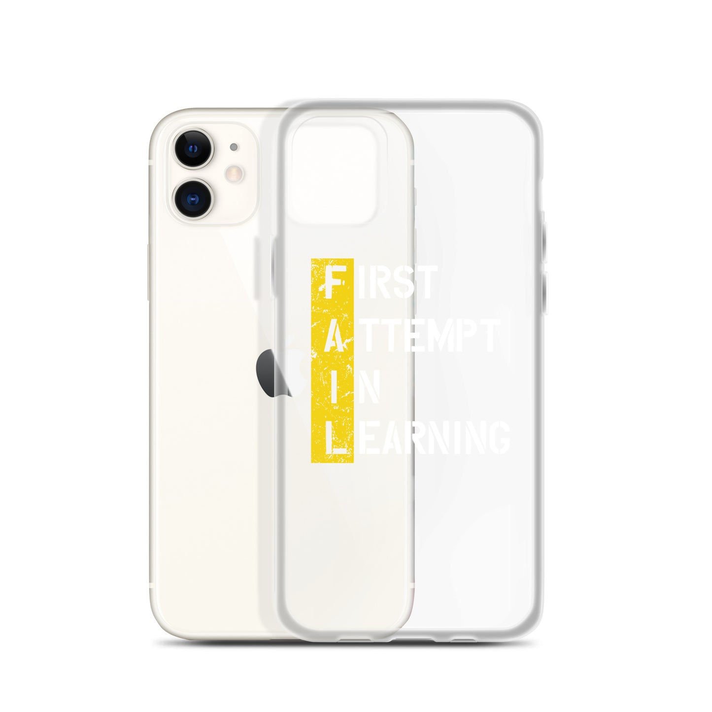 Clear Case for iPhone® - FAIL - BLACK PHONE