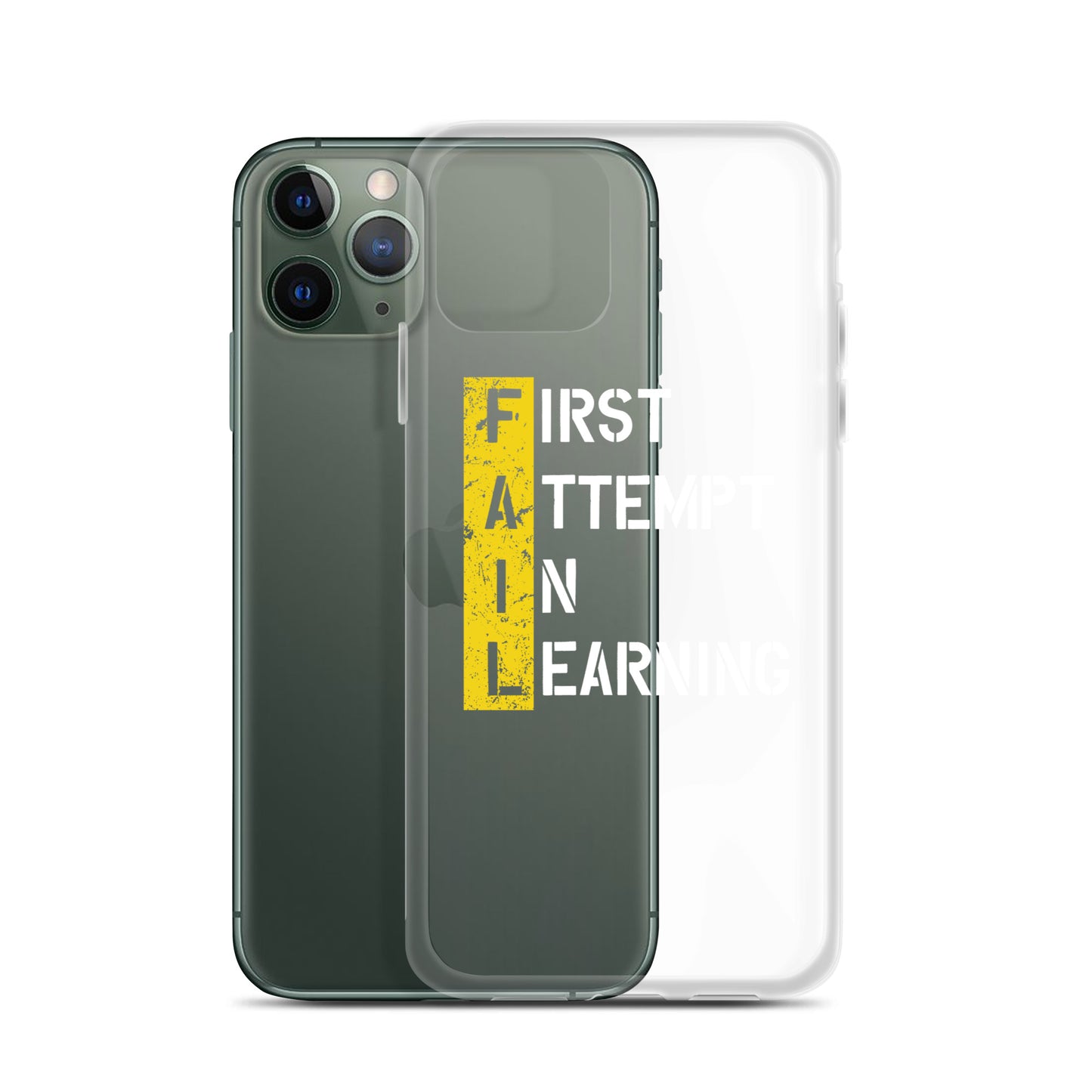 Clear Case for iPhone® - FAIL - BLACK PHONE