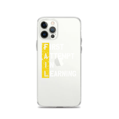 Clear Case for iPhone® - FAIL - BLACK PHONE