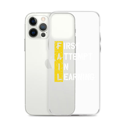 Clear Case for iPhone® - FAIL - BLACK PHONE