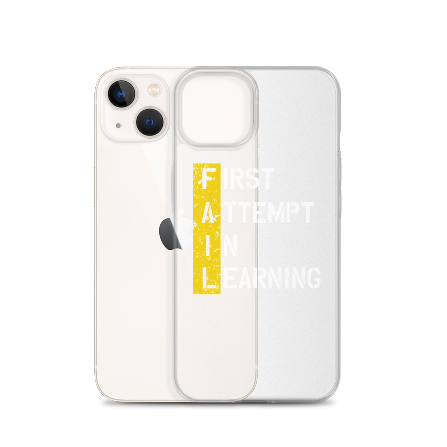 Clear Case for iPhone® - FAIL - BLACK PHONE