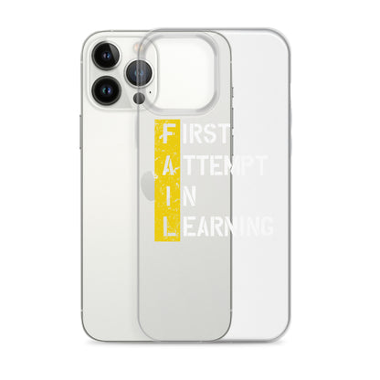 Clear Case for iPhone® - FAIL - BLACK PHONE