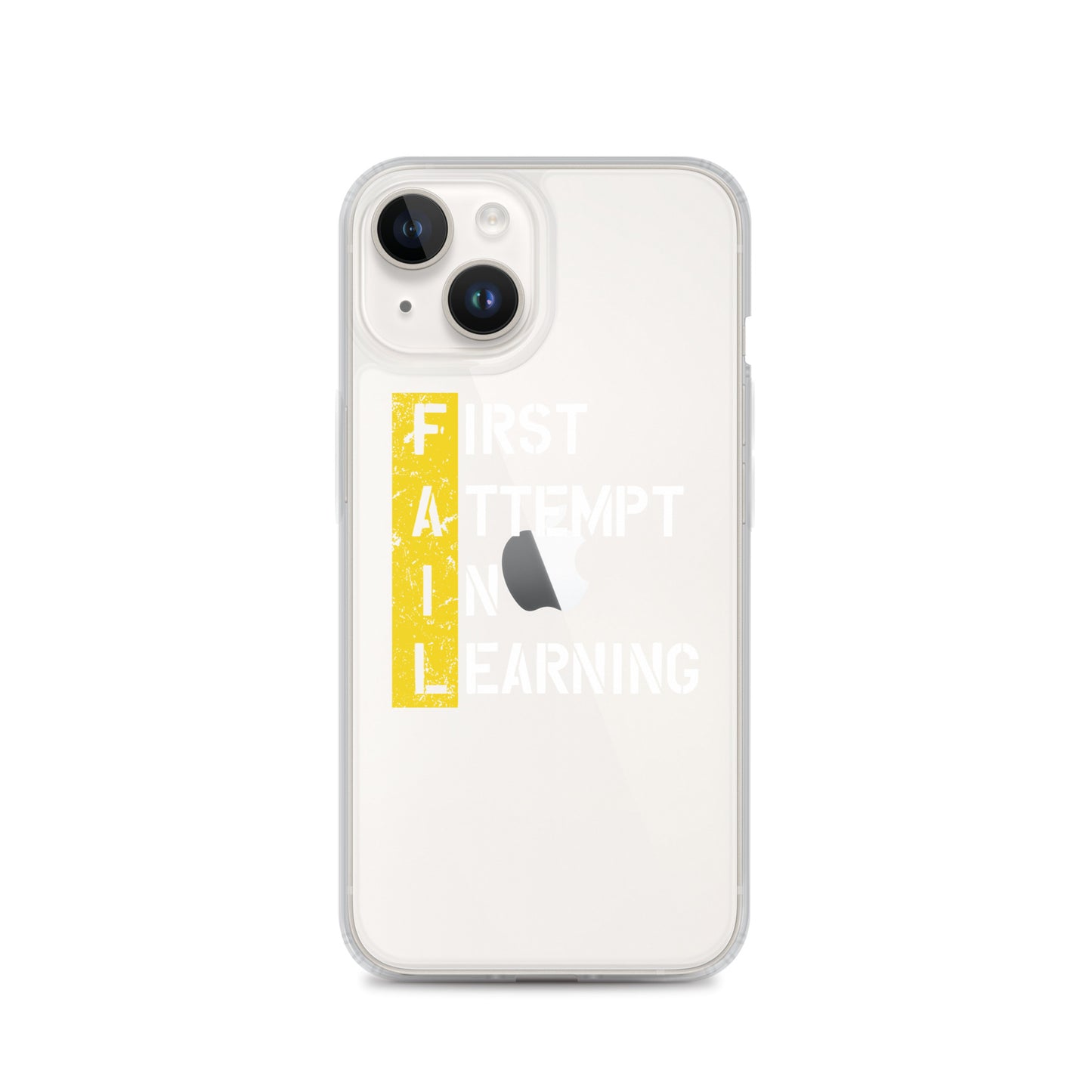 Clear Case for iPhone® - FAIL - BLACK PHONE