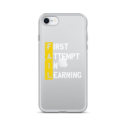 Clear Case for iPhone® - FAIL - BLACK PHONE