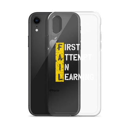 Clear Case for iPhone® - FAIL - BLACK PHONE