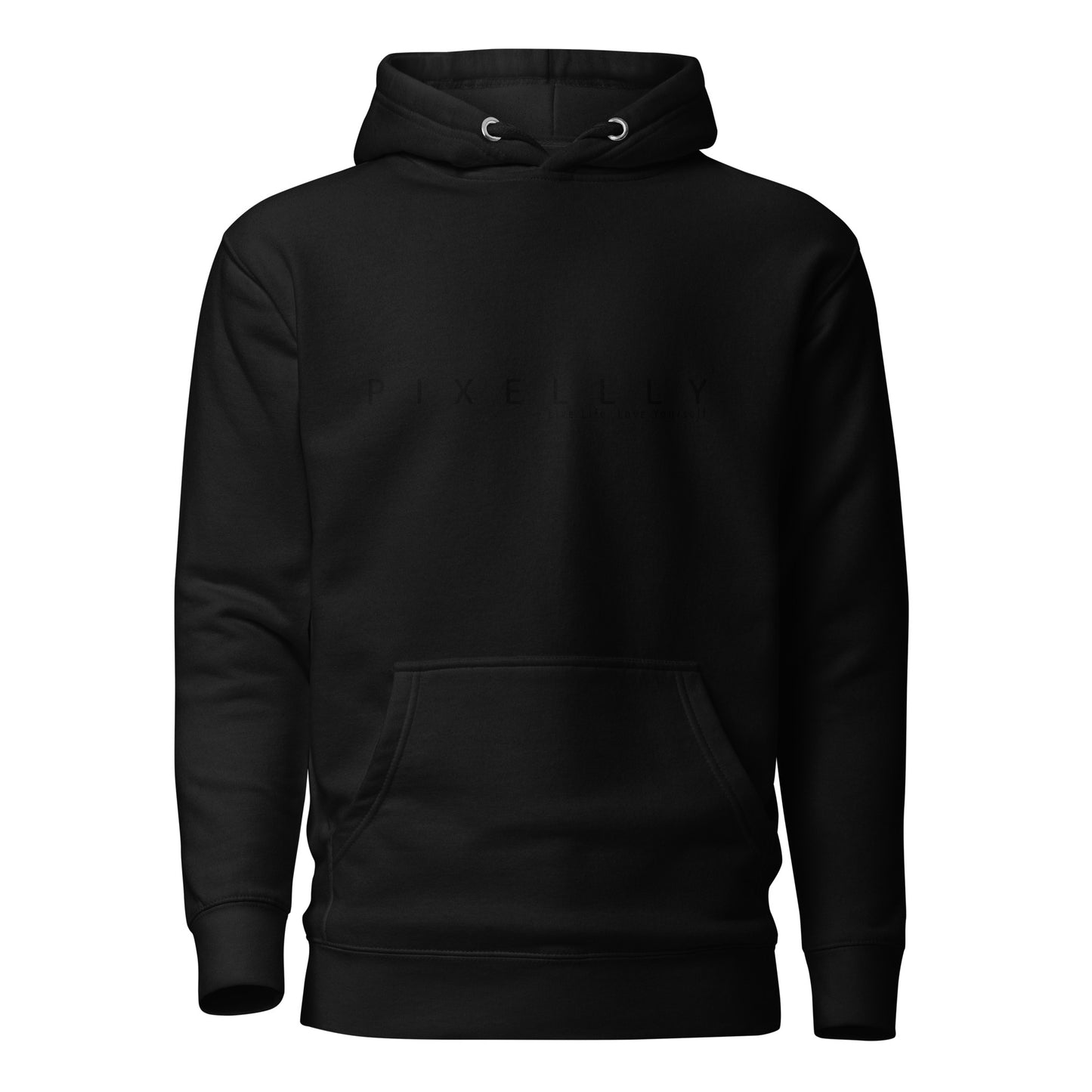 Mens Pixellly Live Life, Love Yourself Hoodie