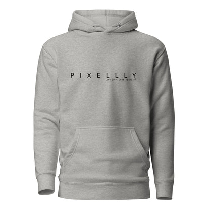 Mens Pixellly Live Life, Love Yourself Hoodie