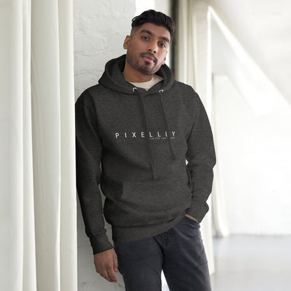 Mens Pixellly Hoodie - Live Life, Love Yourself