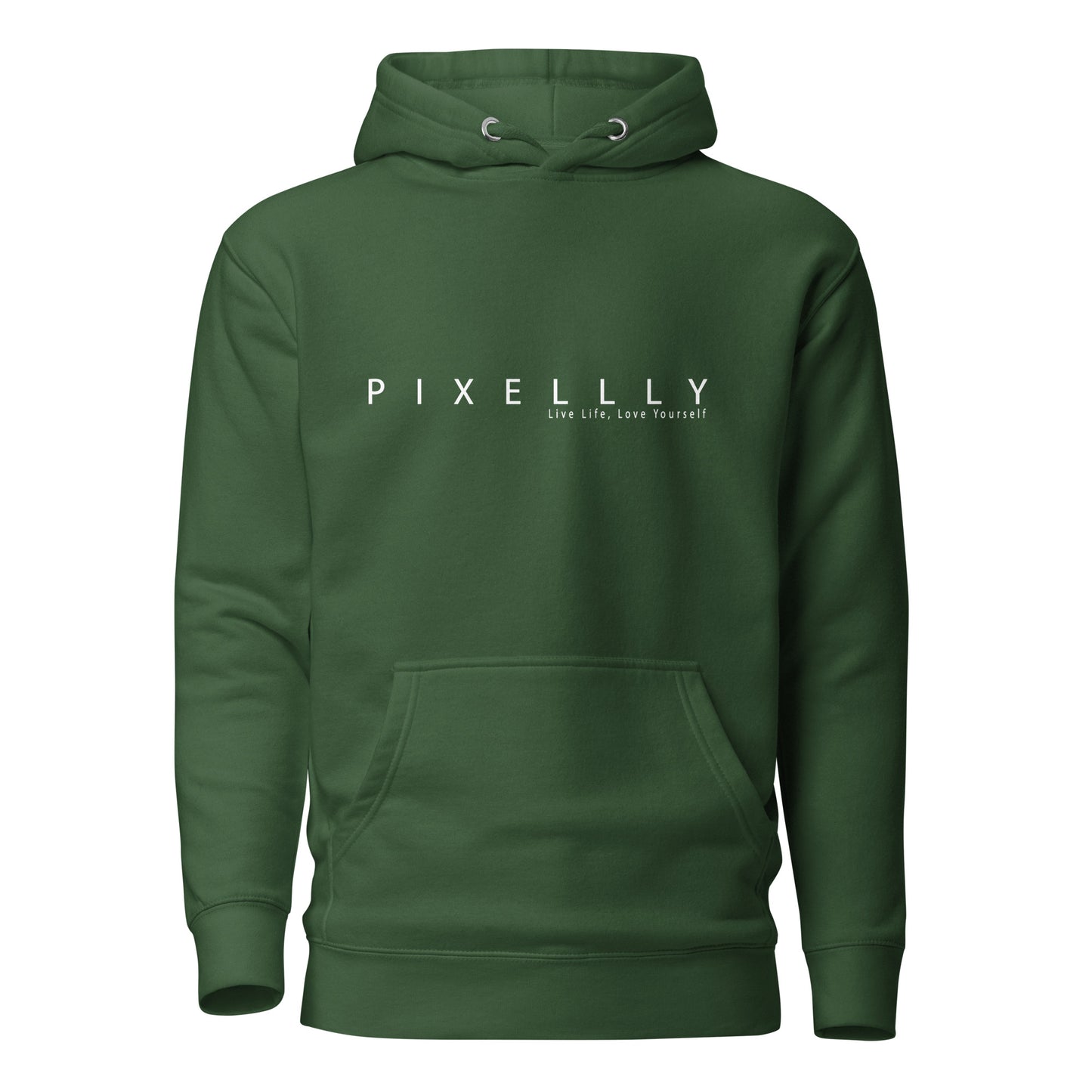 Women's Pixellly Live Life, Love Yourself Hoodie