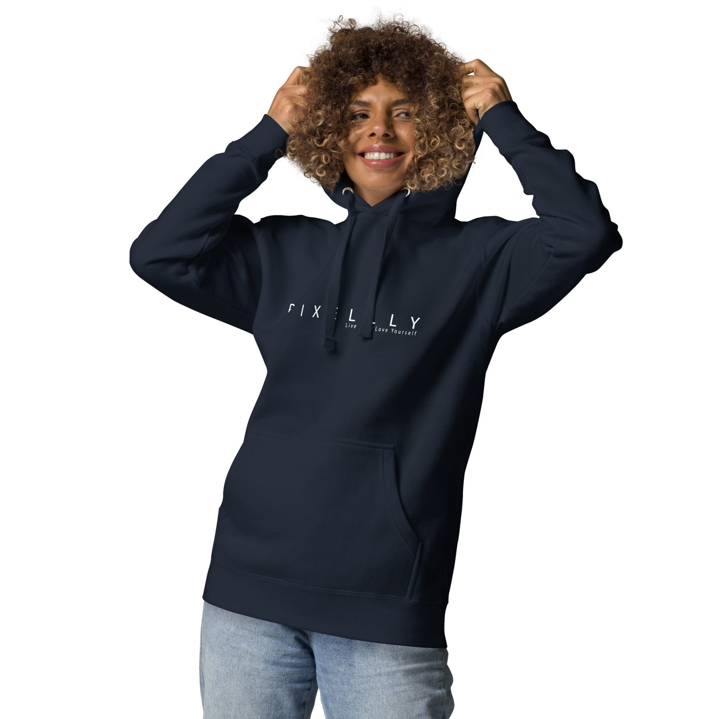 Women's Pixellly Live Life, Love Yourself Hoodie