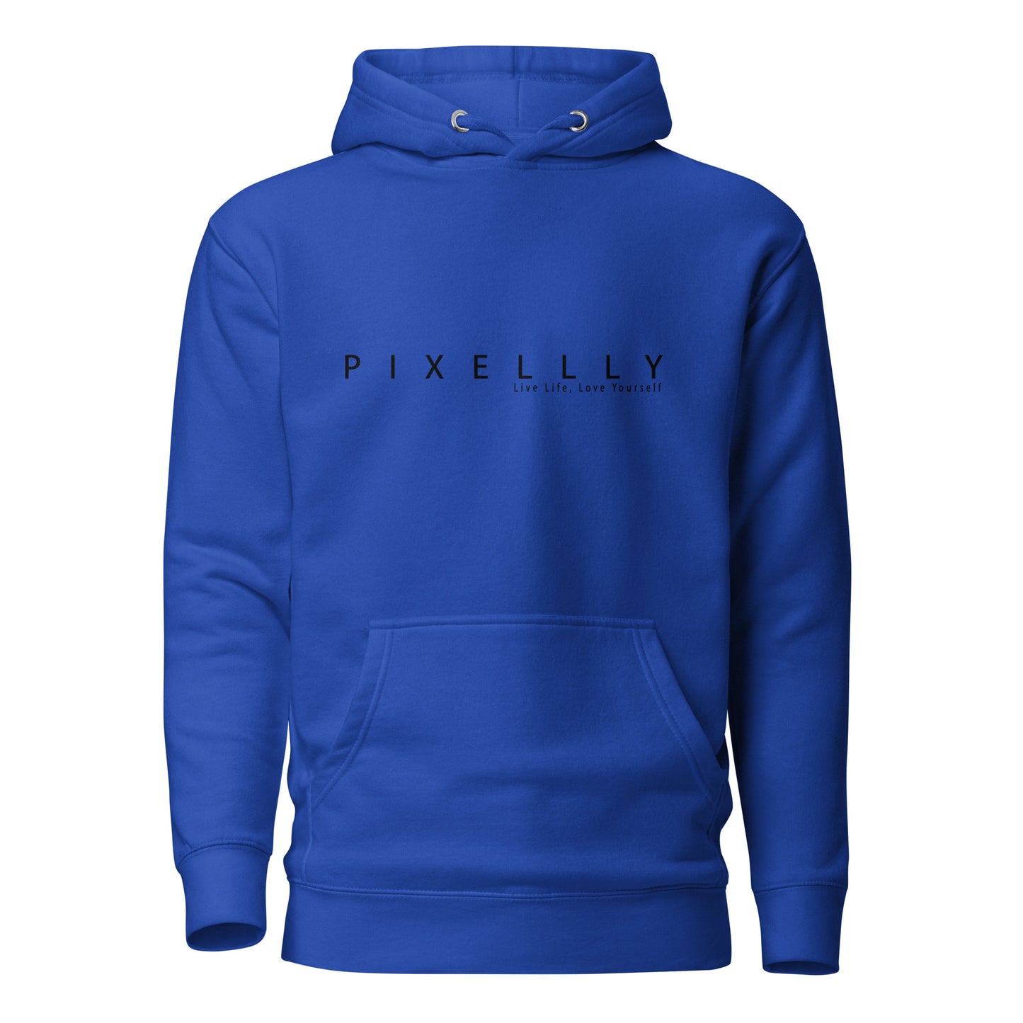 Mens Pixellly Live Life, Love Yourself Hoodie