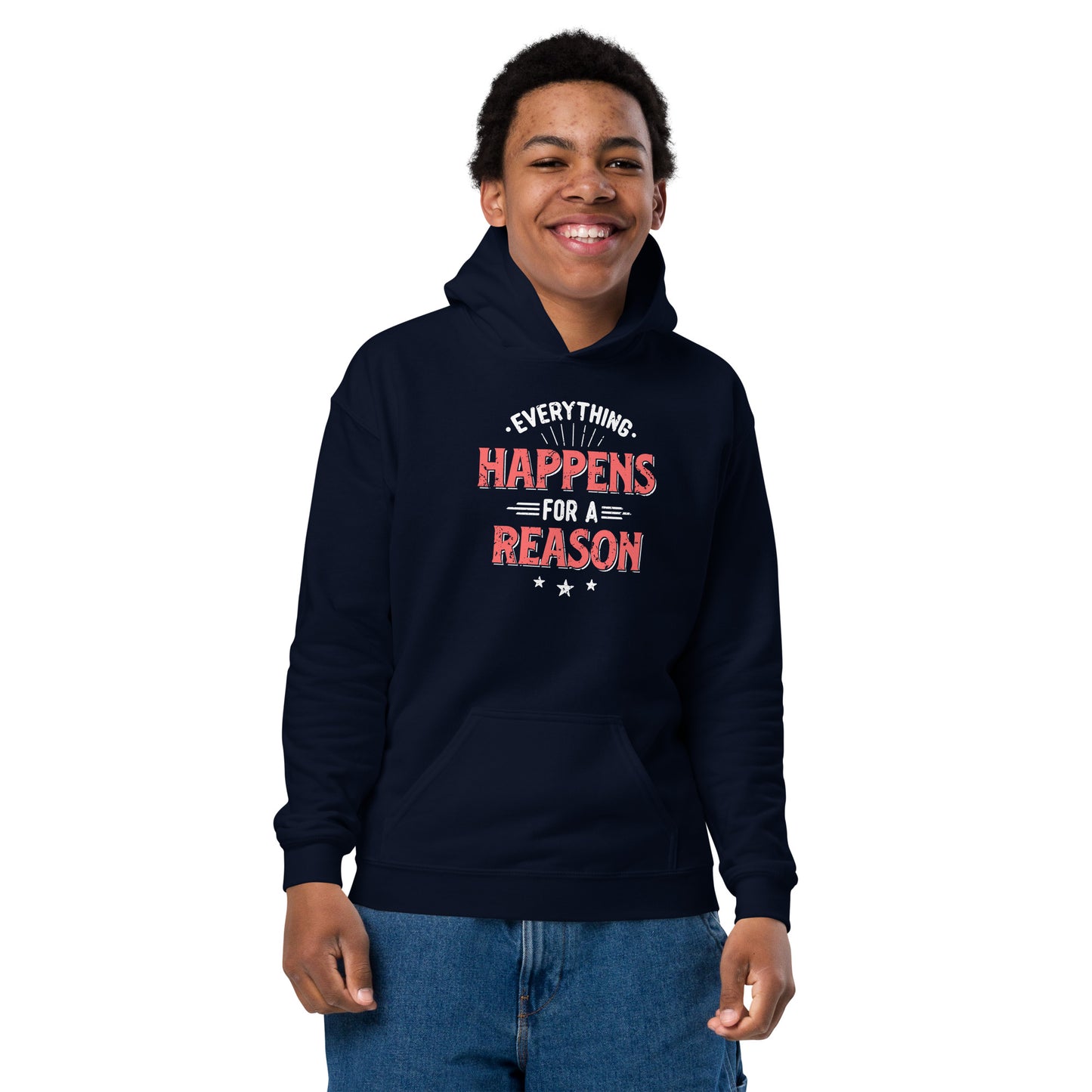 Boys Everything Happens For A Reason Hoodie