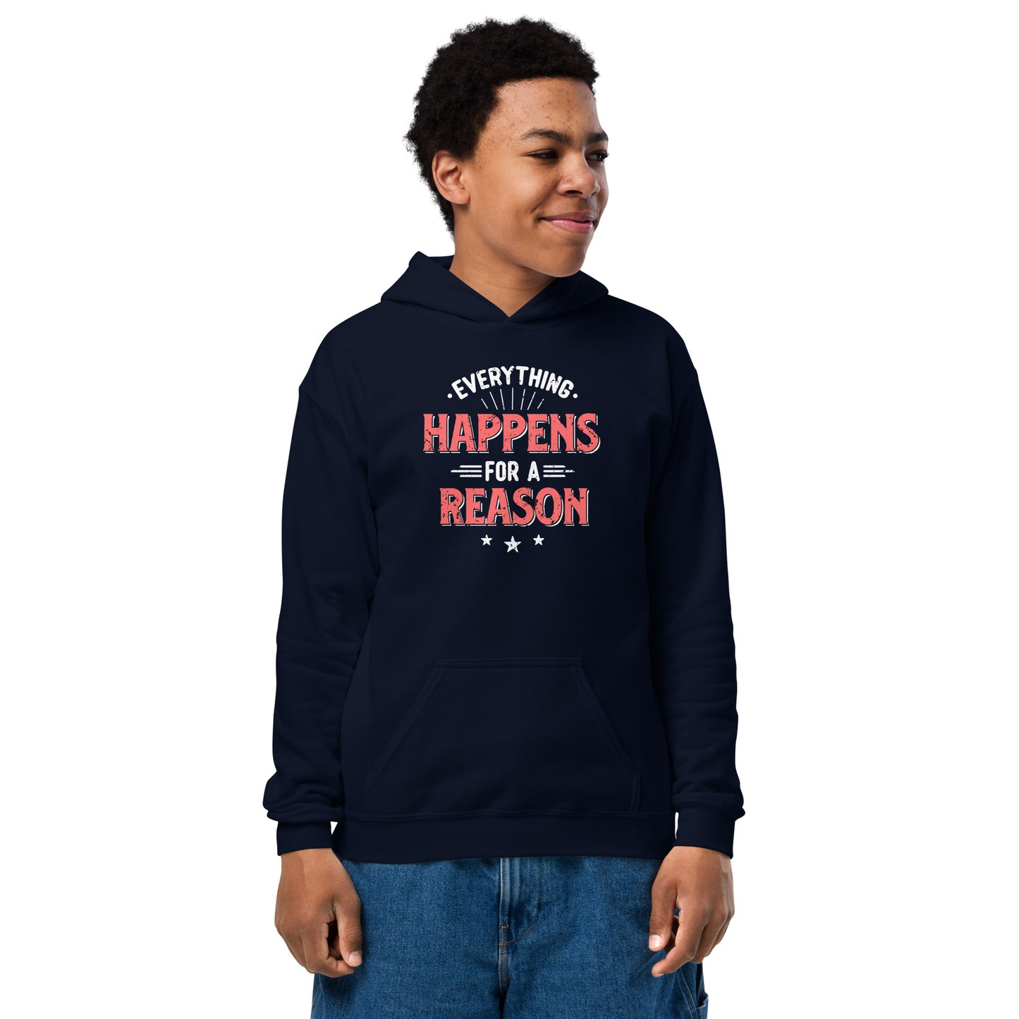 Boys Everything Happens For A Reason Hoodie