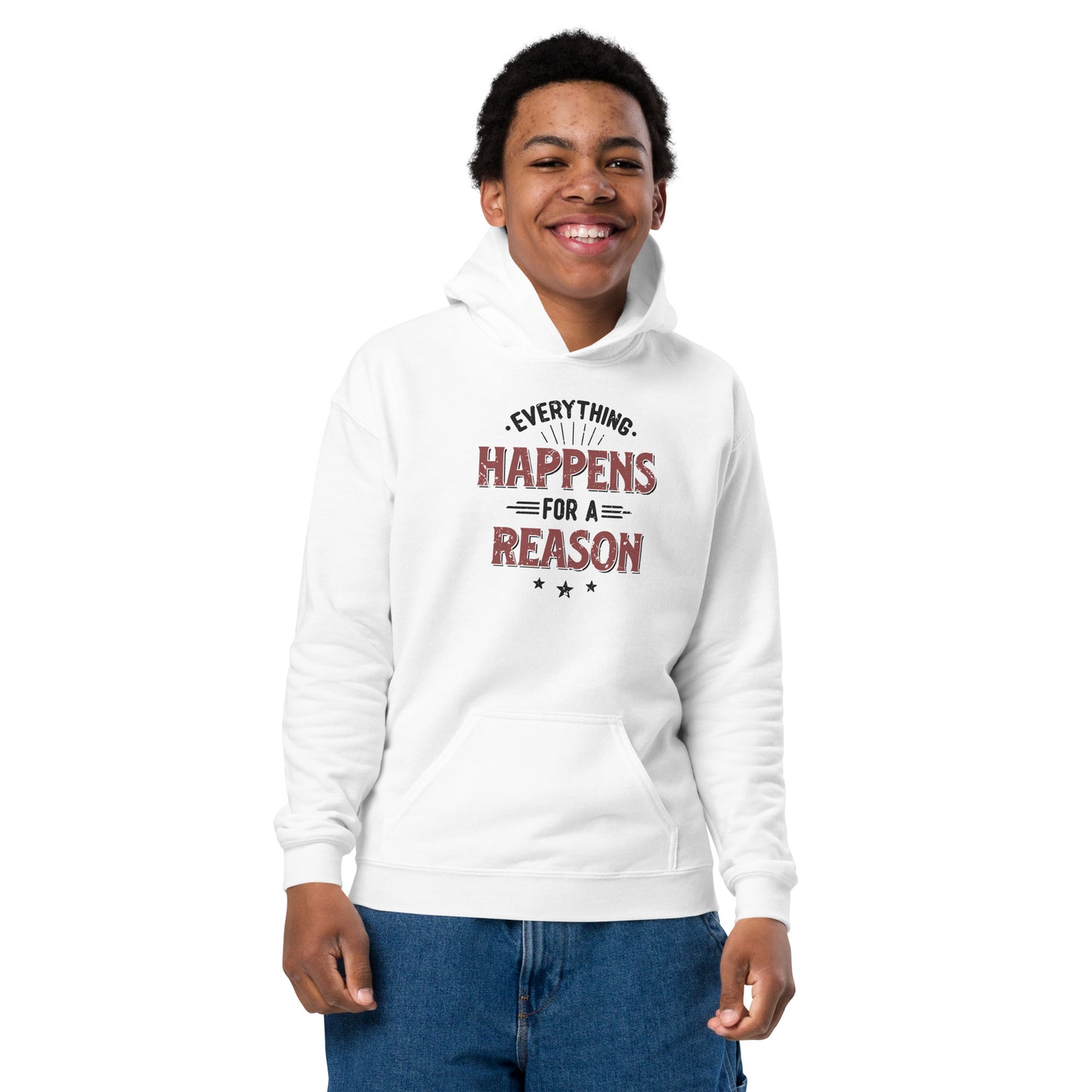 Boys Everything Happens For A Reason Hoodie