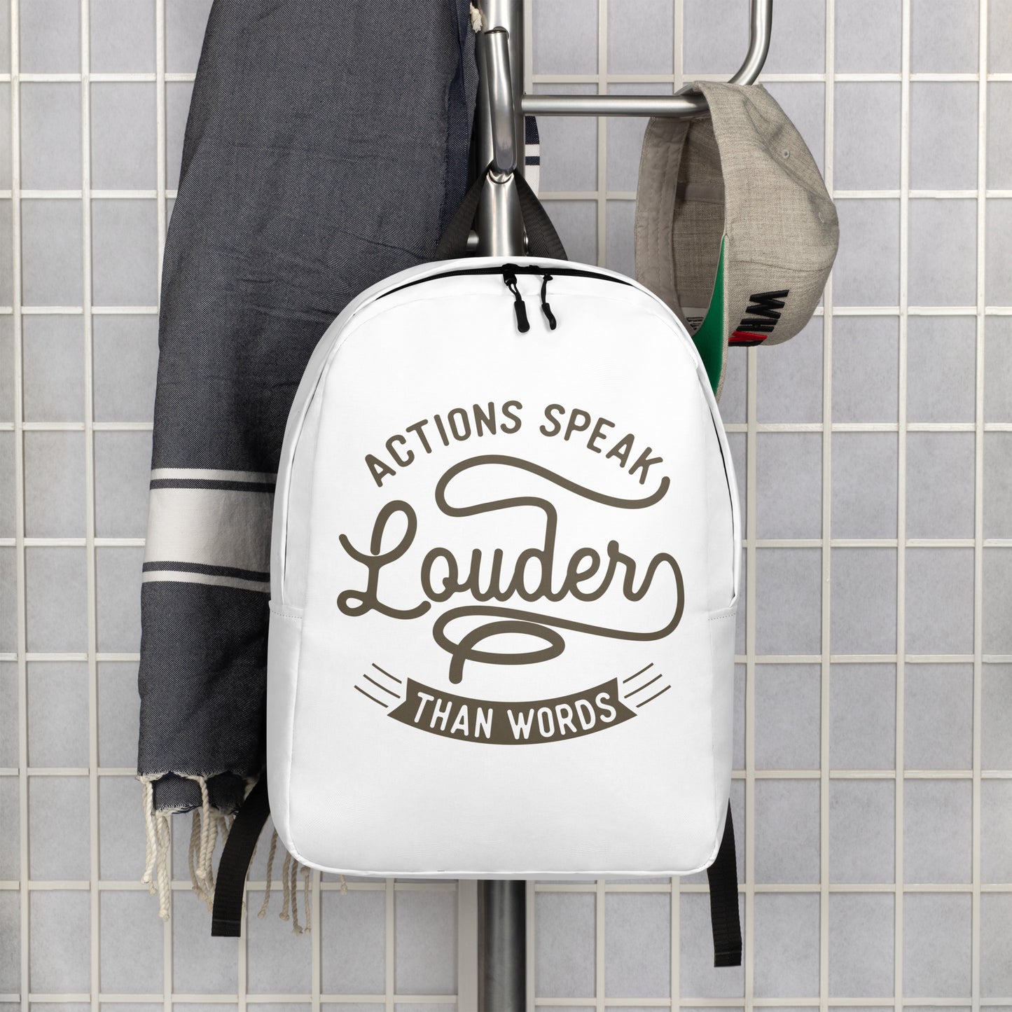 Action Speaks Louder Than Words Backpack - Pixellly 