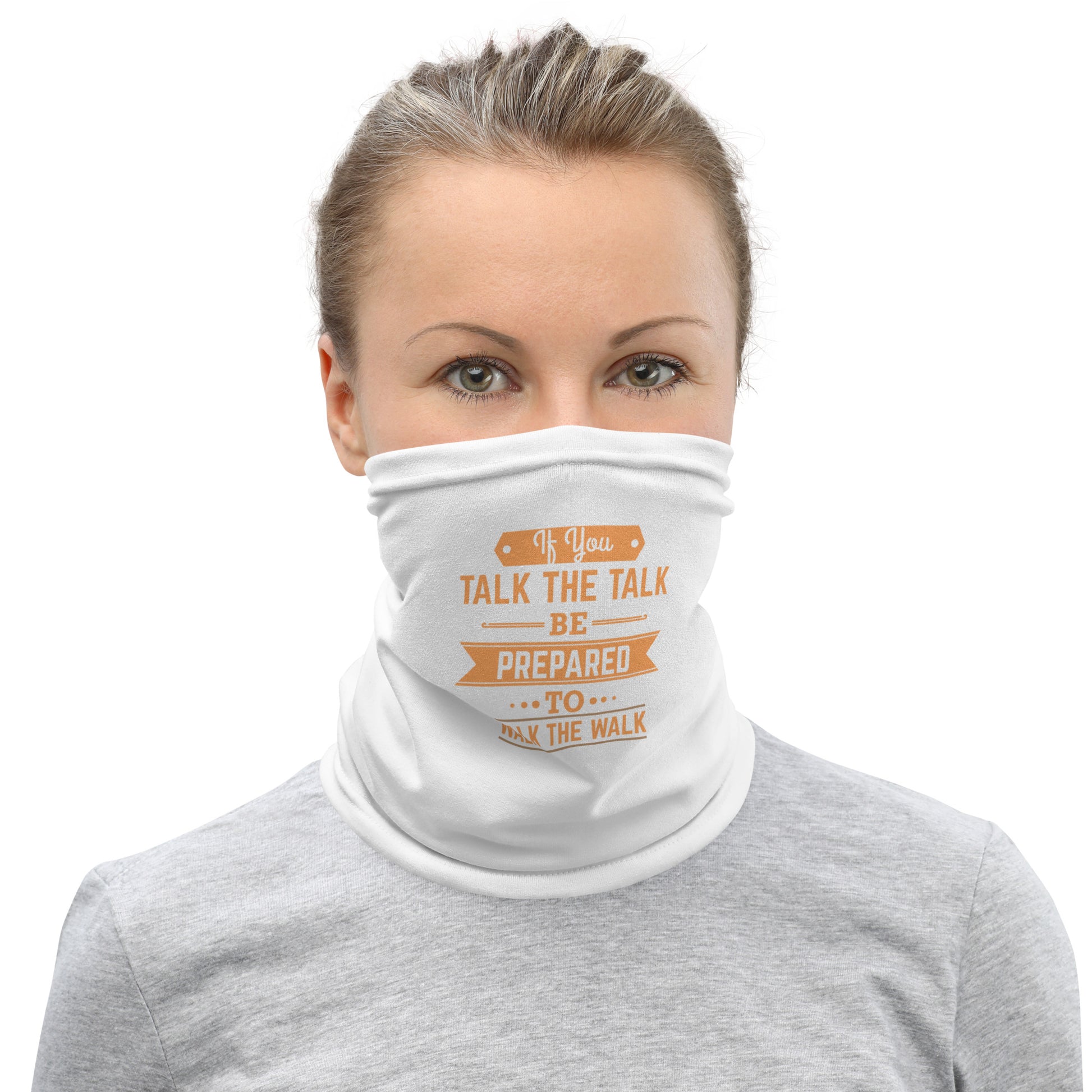 Women's If You Talk The Talk Neck Gaiter - Pixellly 