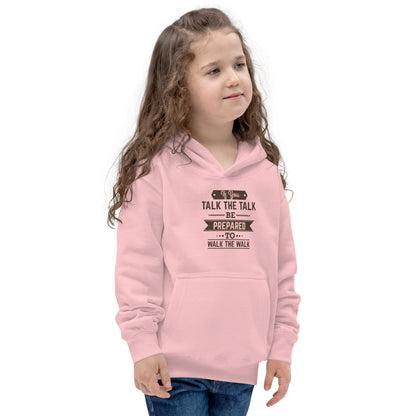 Girls If You Talk The Talk Hoodie - Pixellly 