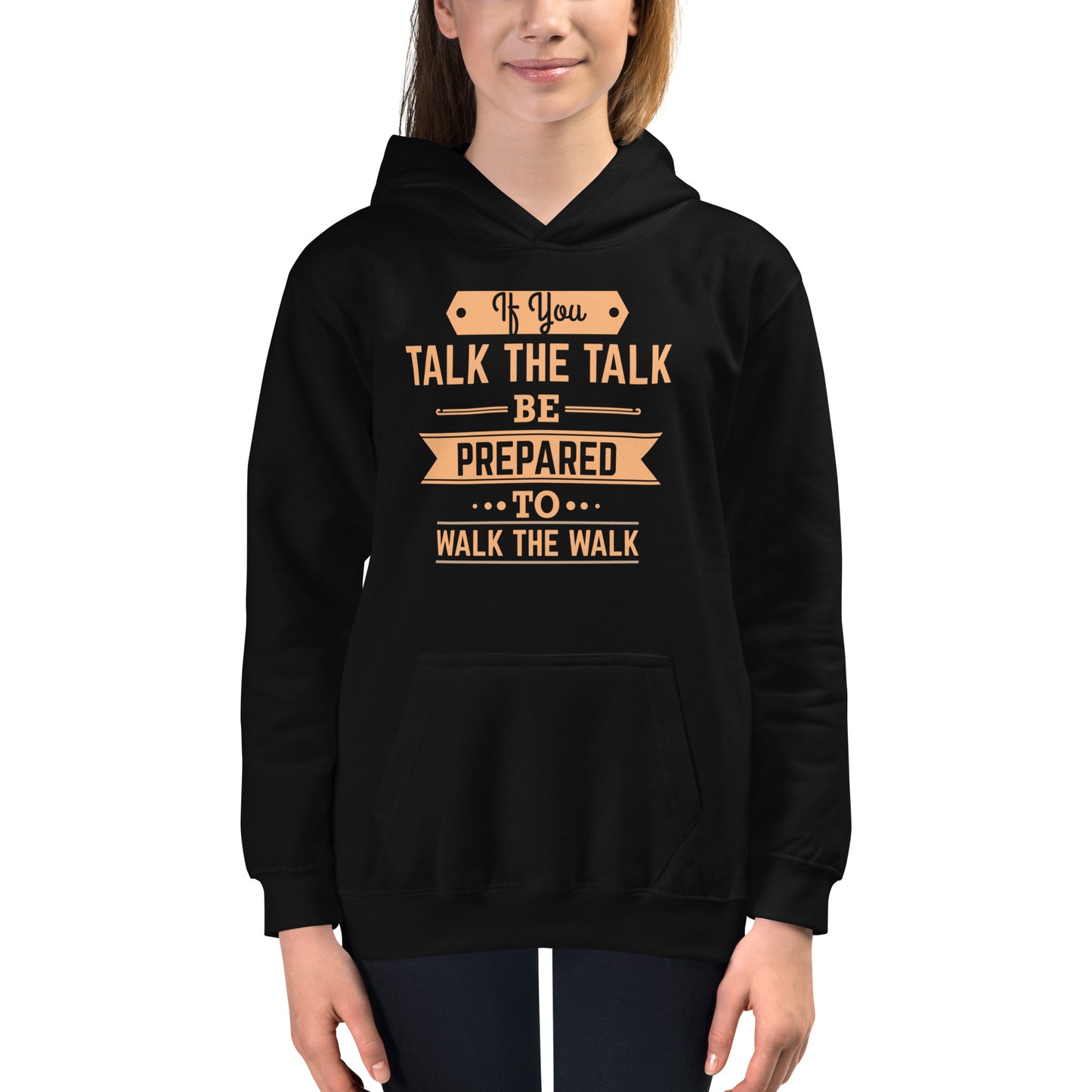 Girls If You Talk The Talk Hoodie - Pixellly 