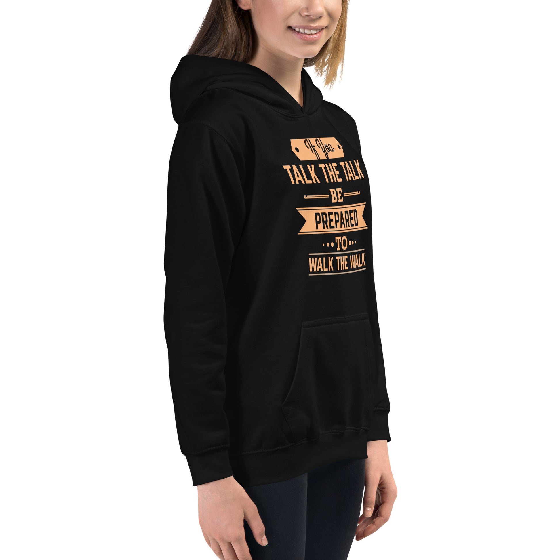 Girls If You Talk The Talk Hoodie - Pixellly 