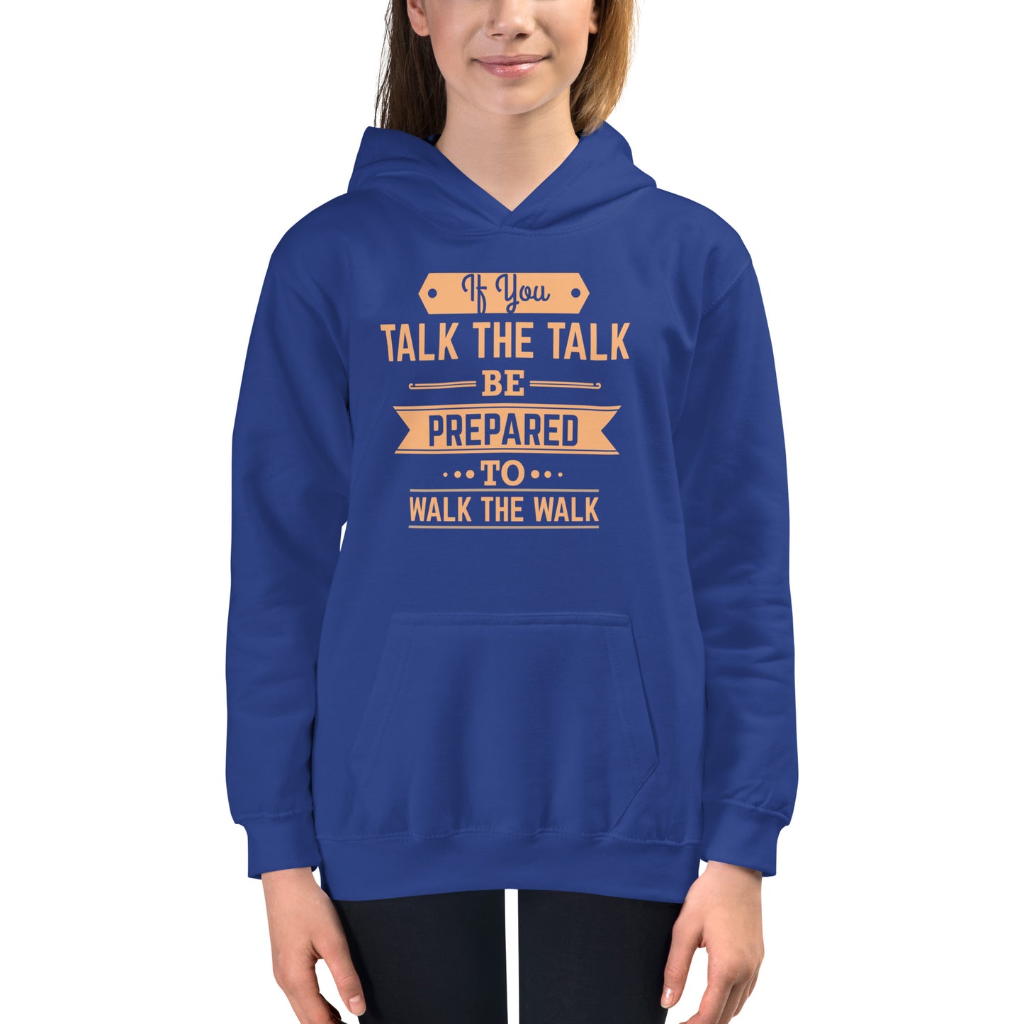 Girls If You Talk The Talk Hoodie - Pixellly 