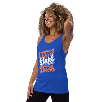 Women's It's Not How you Start But How you Finish Tank Top