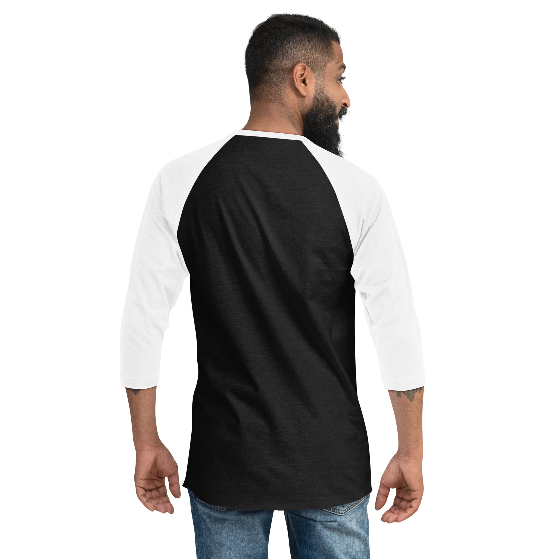 Mens Actions Speak Louder Than Words  3/4 sleeve raglan shirt - Pixellly 