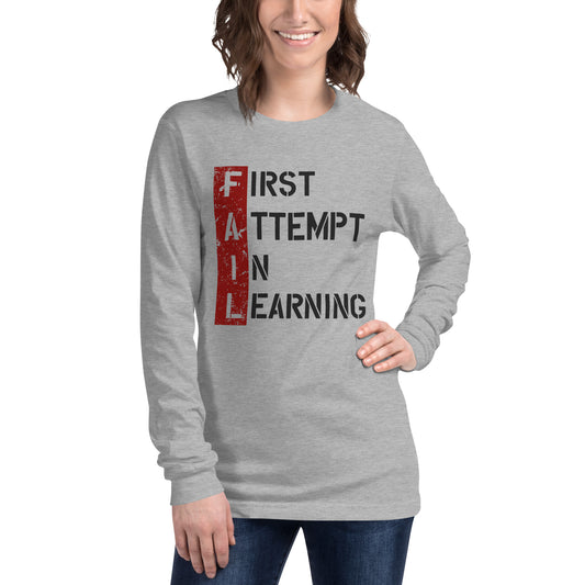 Women’s FAIL Long Sleeve Tee - Pixellly 