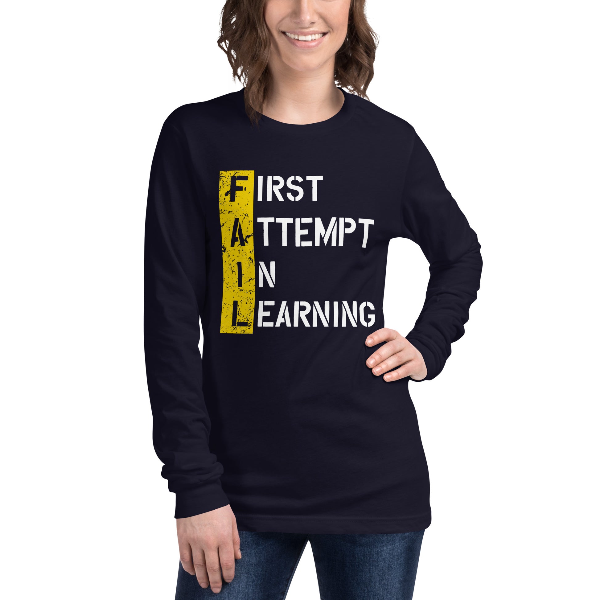 Women’s FAIL Long Sleeve Tee - Pixellly 