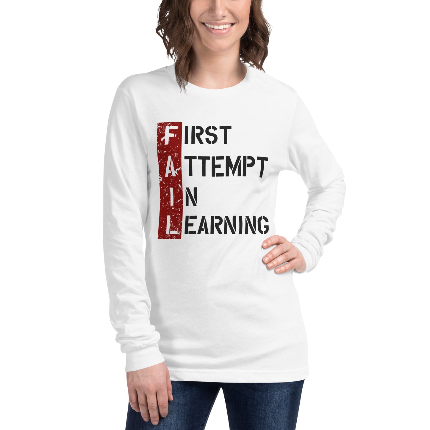 Women’s FAIL Long Sleeve Tee - Pixellly 