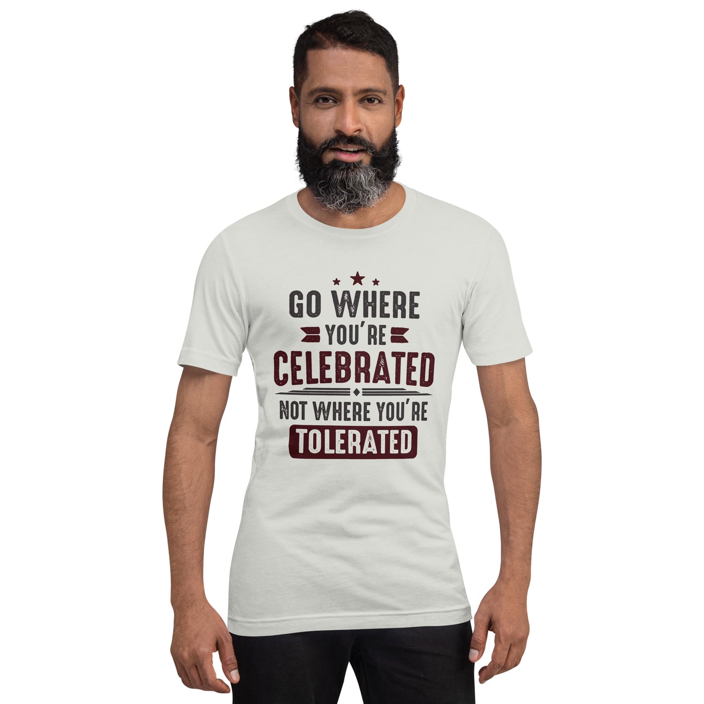 Mens Go Where You Celebrated T-shirt - Pixellly 