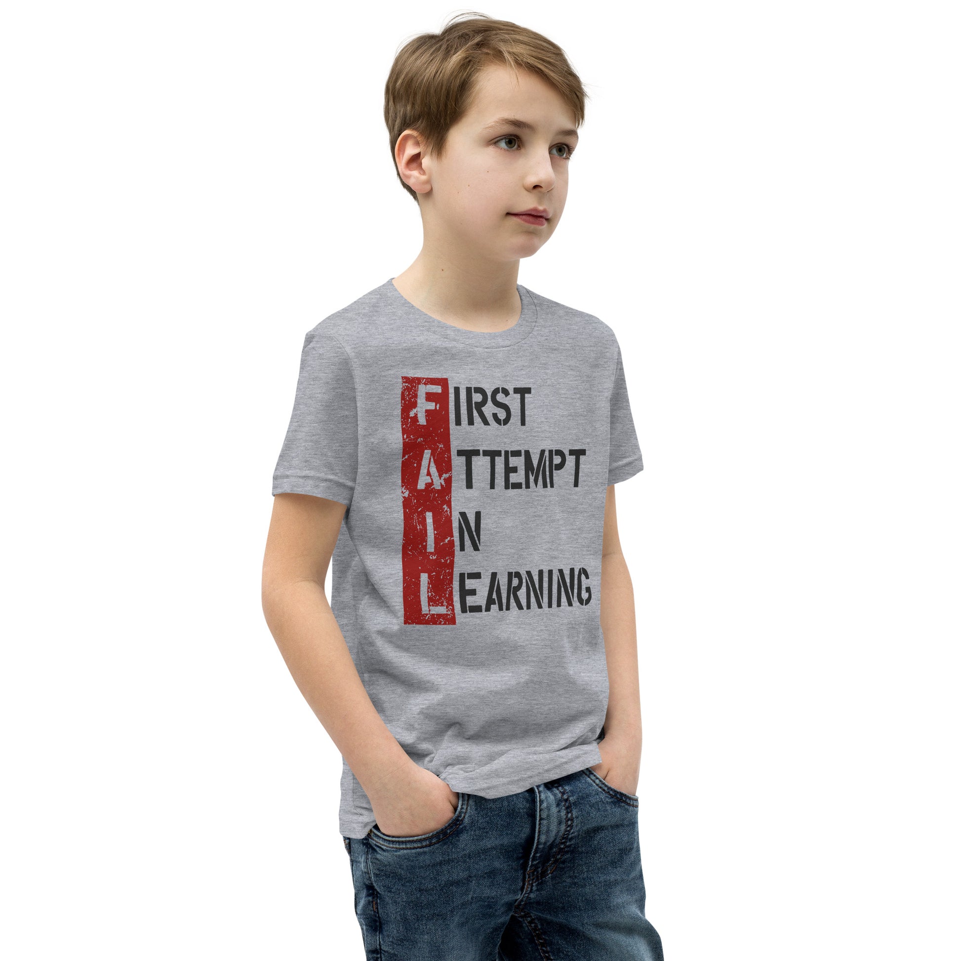 Boys FAIL Short Sleeve T-Shirt - Pixellly 