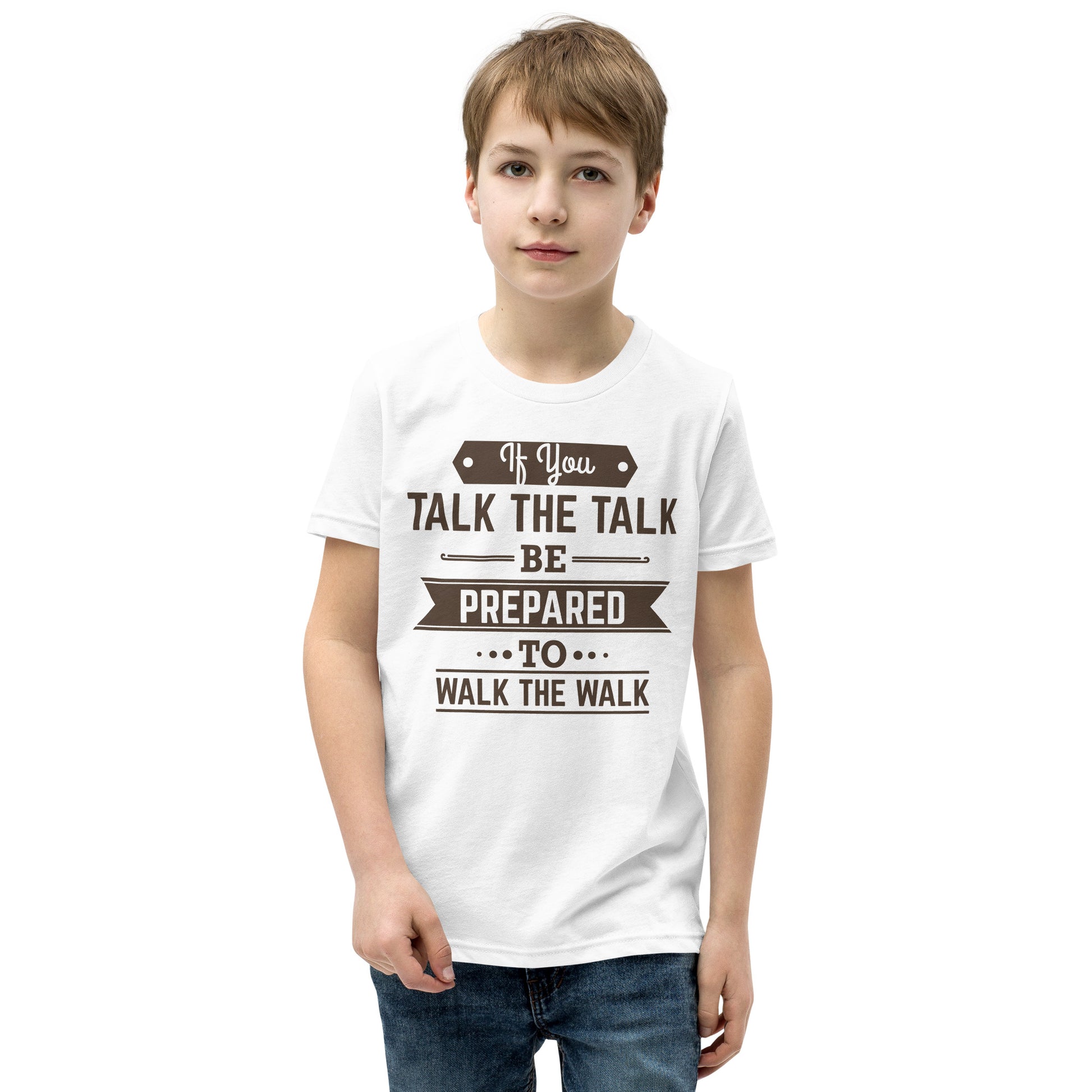 Boys Talk The Talk Short Sleeve T-Shirt - Pixellly 