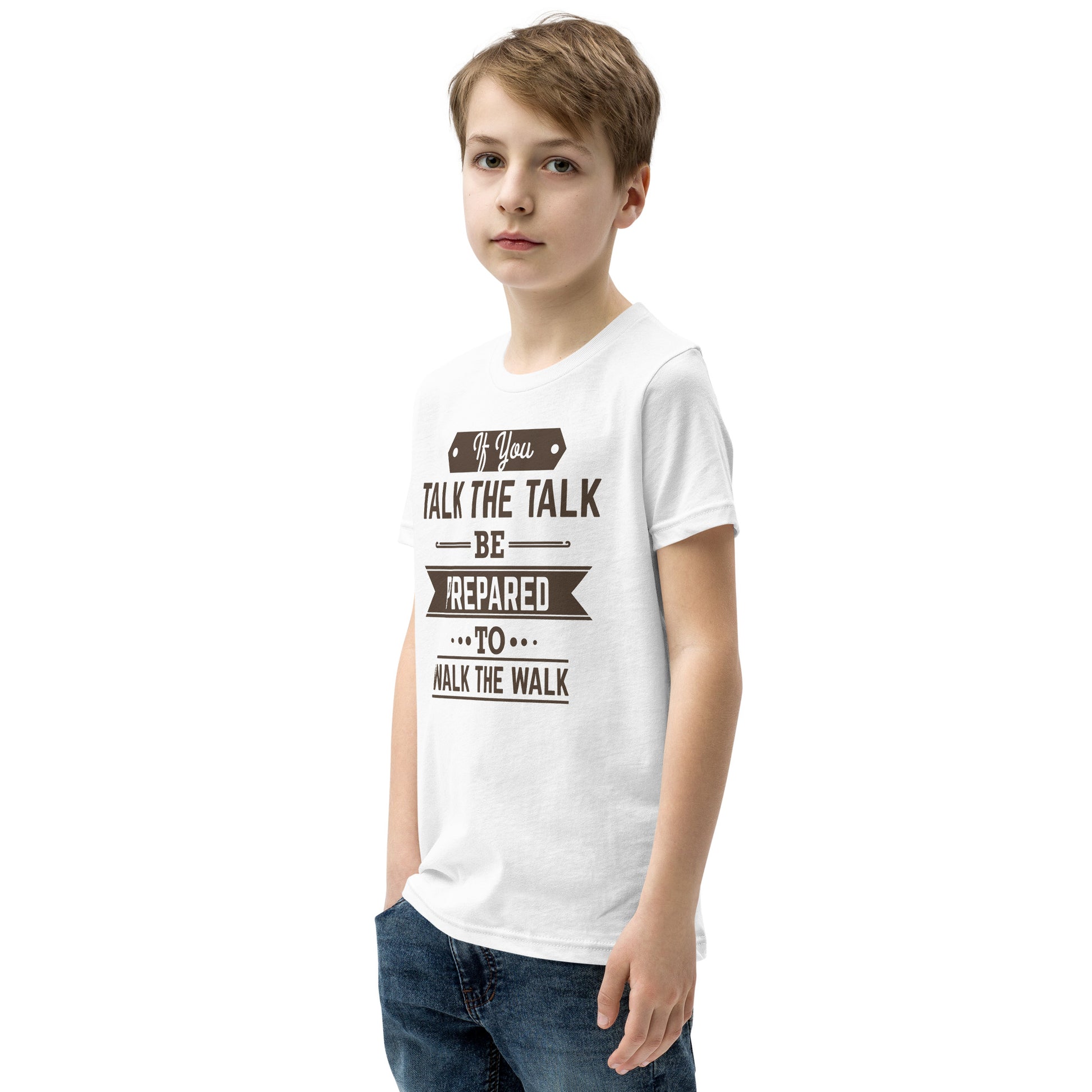 Boys Talk The Talk Short Sleeve T-Shirt - Pixellly 