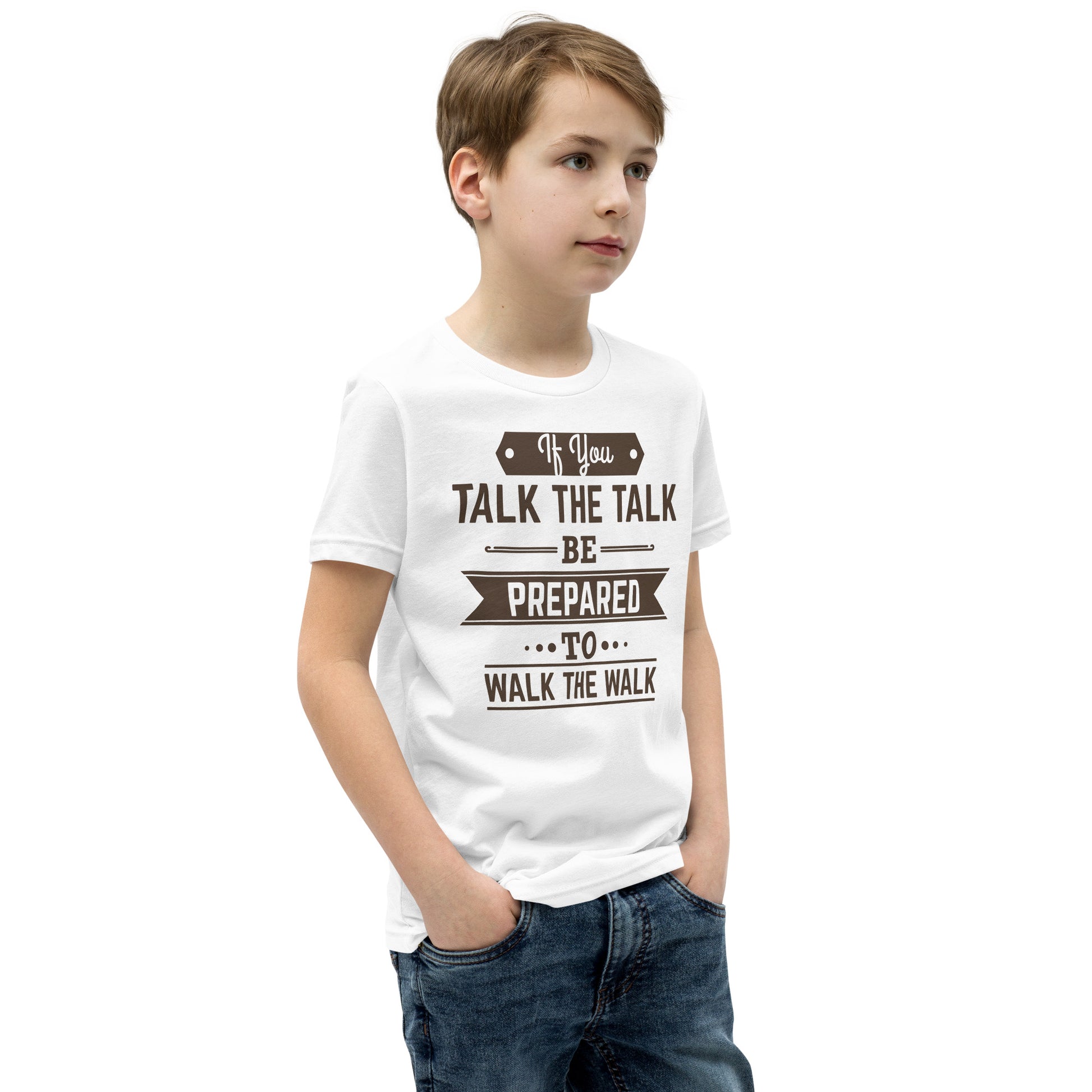 Boys Talk The Talk Short Sleeve T-Shirt - Pixellly 